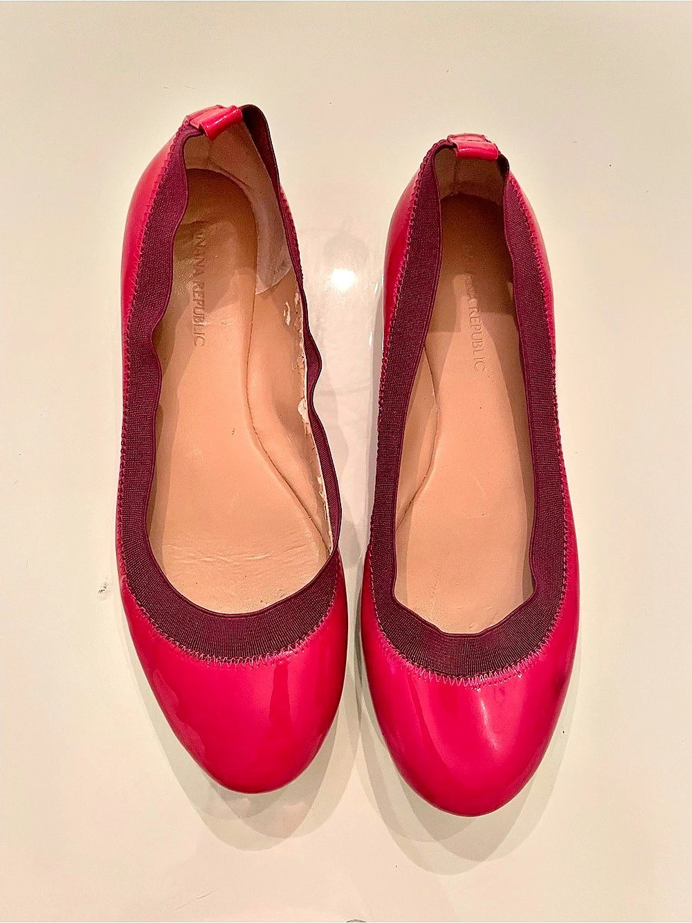 Banana Republic Pink Leather Flats